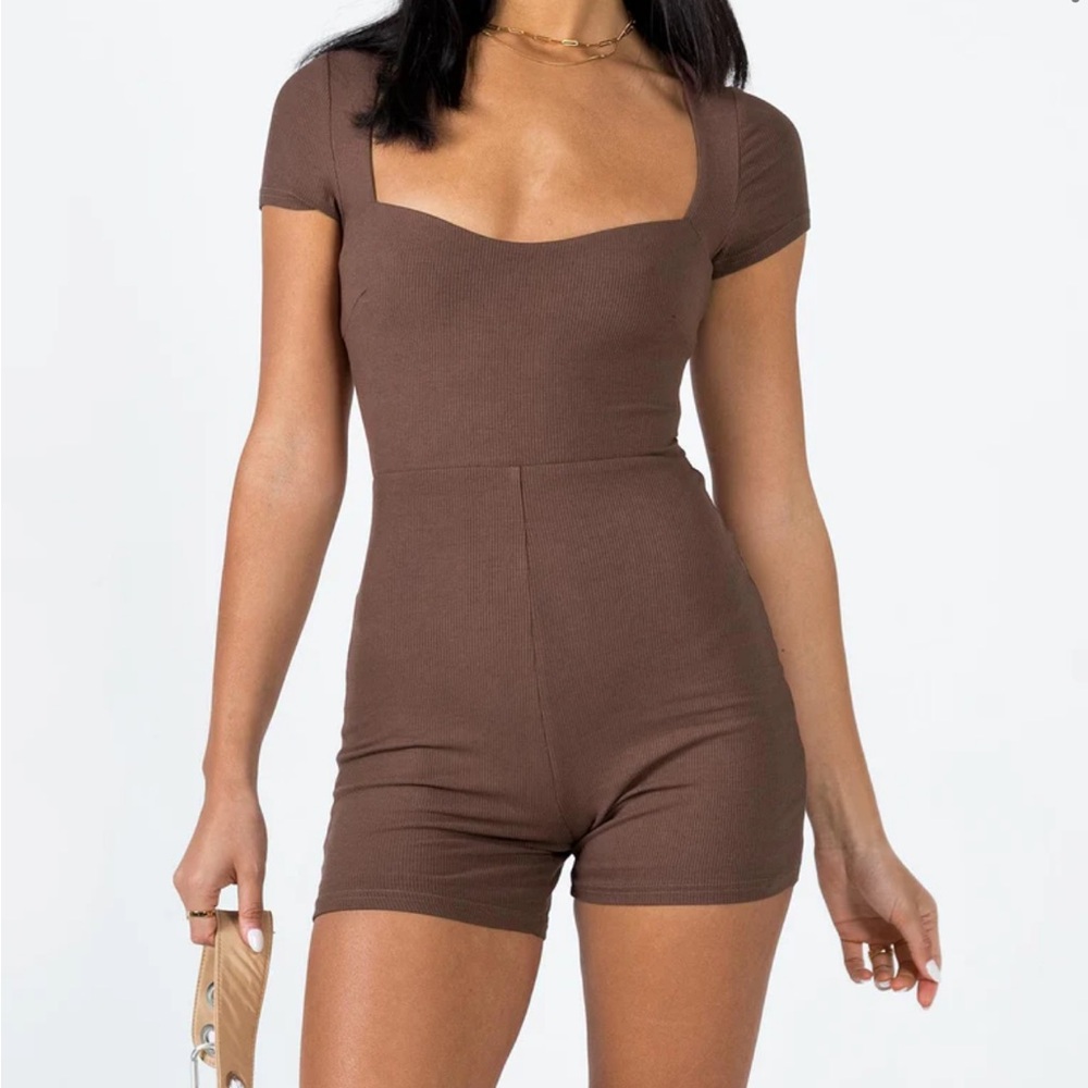 Princess Polly Brown Jumpsuit